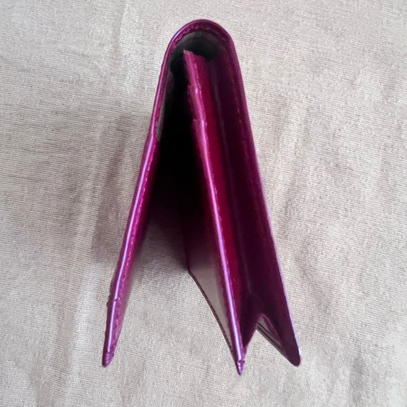 NIB Burberry Red Nova Check Card Case Unisex - Picture 4 of 8